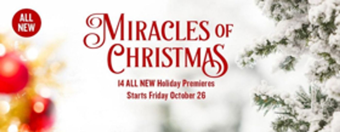 Hallmark Movies & Mysteries Announces MIRACLES OF CHRISTMAS Holiday Slate Hallmark Movies & Mysteries Announces MIRACLES OF CHRISTMAS Holiday Slate Image