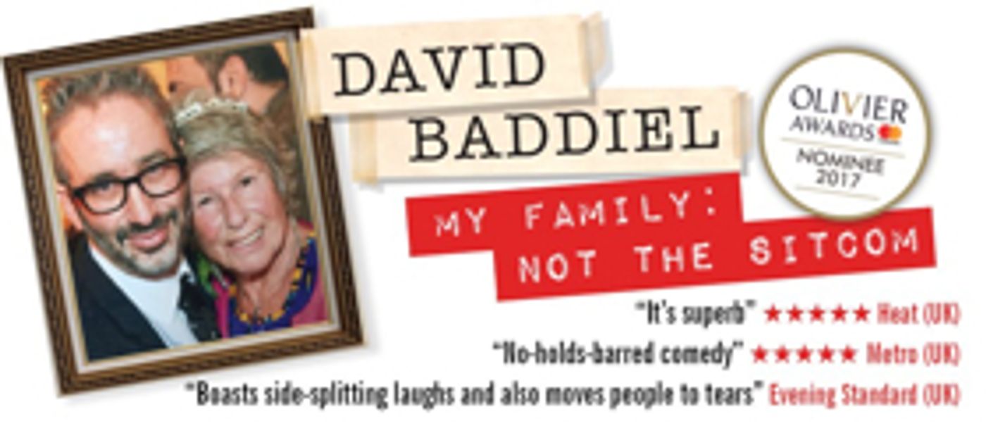 David Baddiel Brings His Olivier-Nominated Show MY FAMILY: NOT THE SITCOM  Image