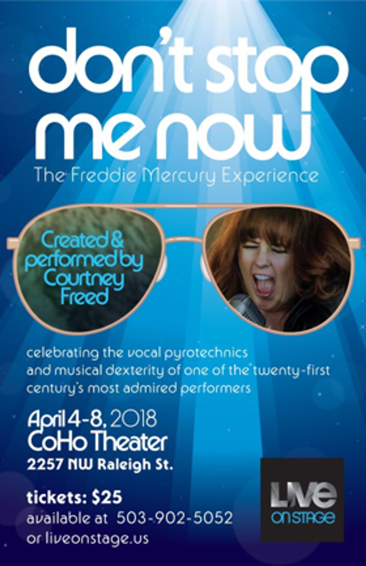 Opening Tonight! DON'T STOP ME NOW, a Jazz Cabaret Take on Freddie Mercury Opening Tonight! DON'T STOP ME NOW, a Jazz Cabaret Take on Freddie Mercury Image