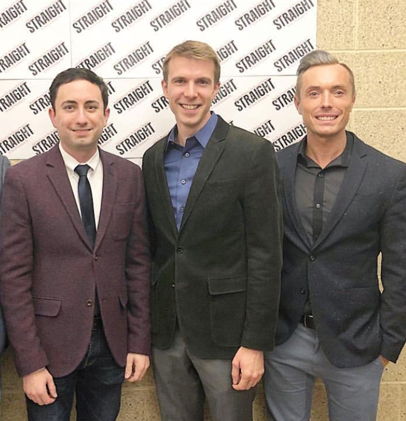 Review: Enthusiastic Response to STRAIGHT -- and Playwrights at Utah Rep's Opening Night Review: Enthusiastic Response to STRAIGHT -- and Playwrights at Utah Rep's Opening Night Image