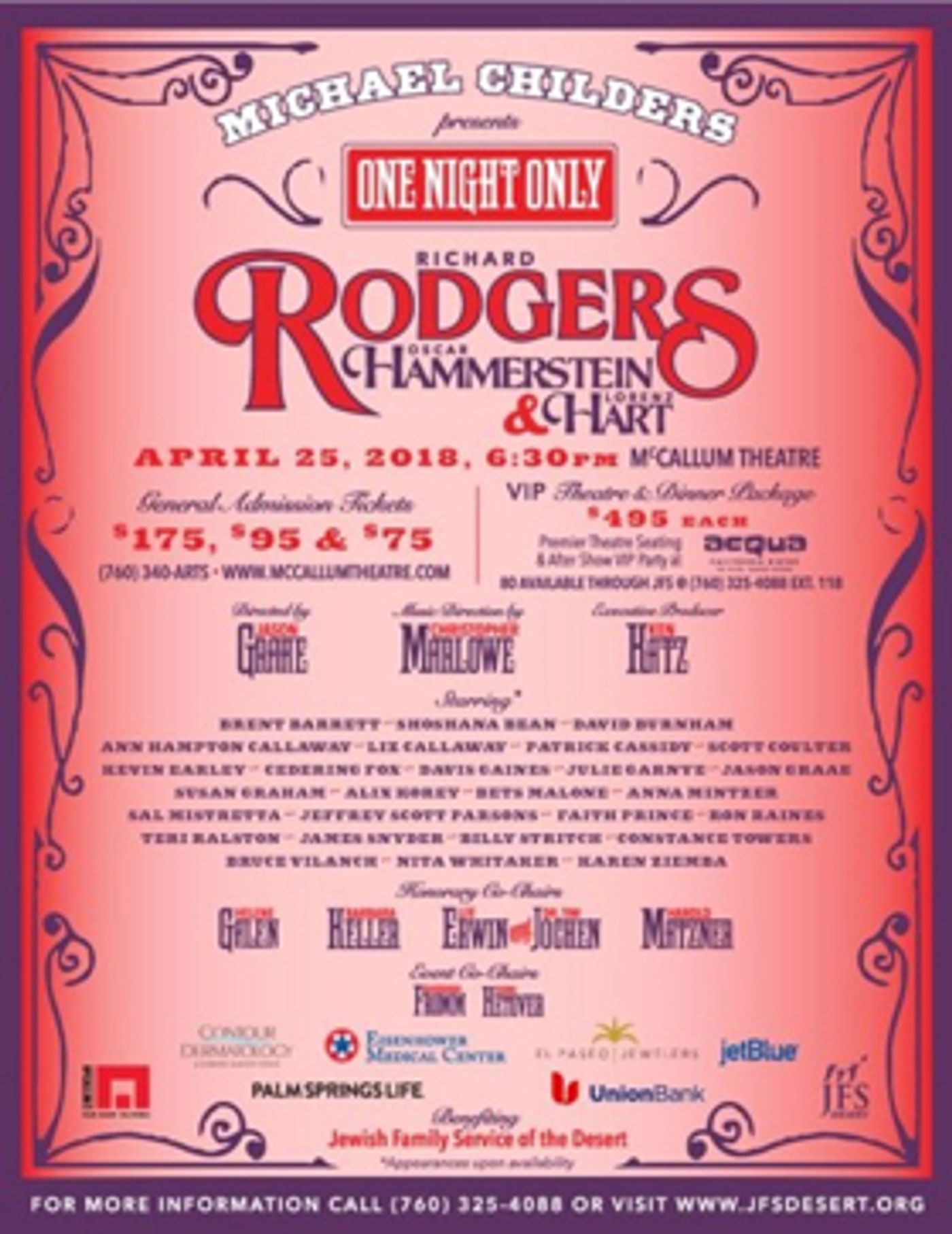 Prince, Gaines, Burnham, Callaway. and More Join Celebration of Rodgers, Hammerstein, & Hart  Image