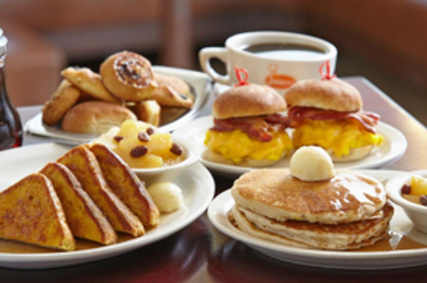 JUNIOR'S RESTAURANT for National Pancake Day and Breakfast Every Day  Image