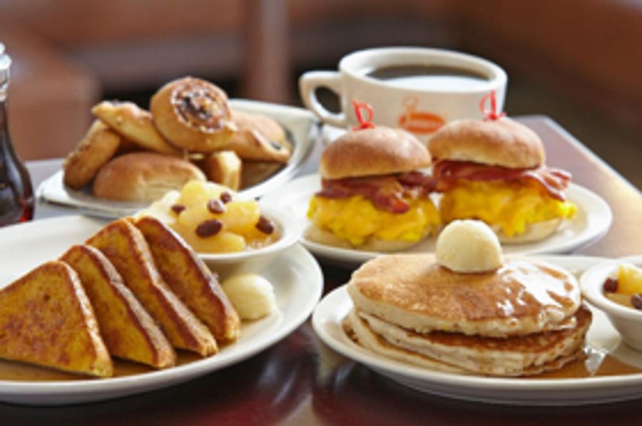JUNIOR'S RESTAURANT for National Pancake Day and Breakfast Every Day Image
