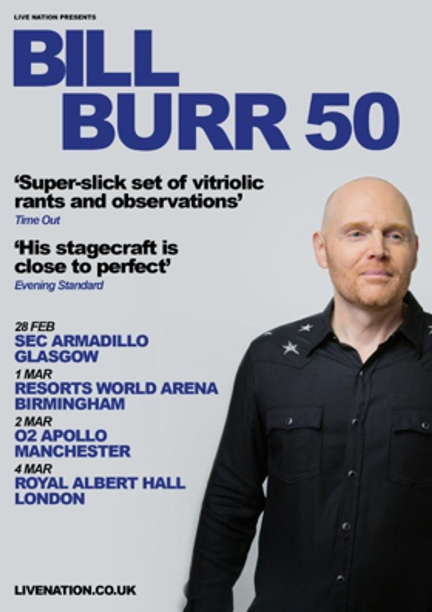 Bill Burr Announces 2019 U.K. Tour  Image