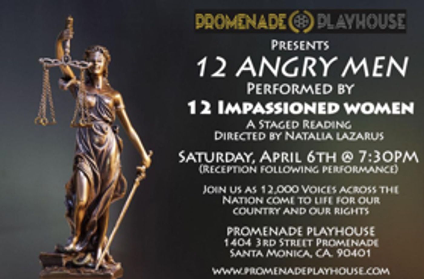 Promenade Playhouse Joins 12000 Voices with 12 ANGRY MEN  Image
