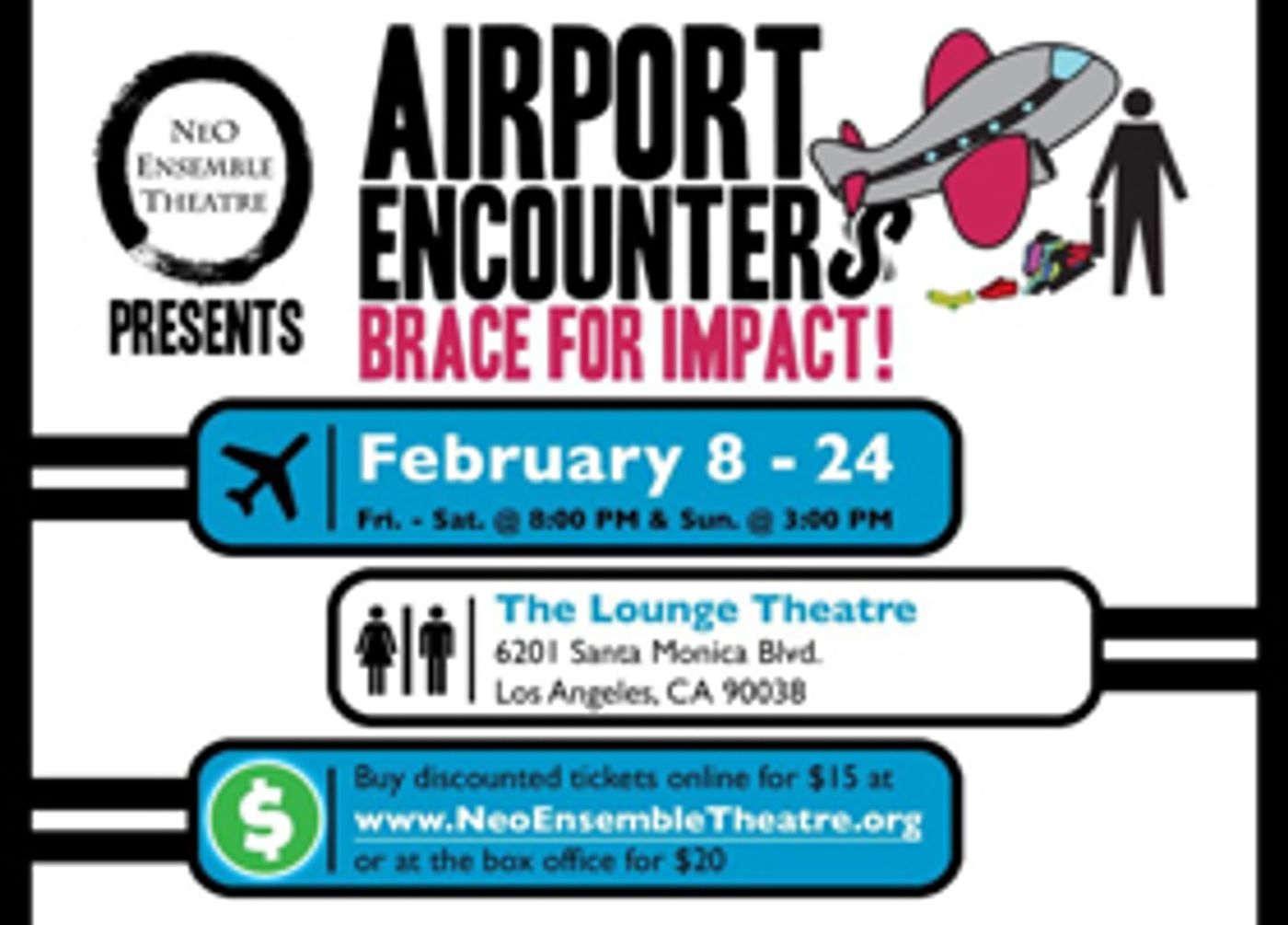 Neo Ensemble Theatre Welcomes All New AIRPORT ENCOUNTERS Neo Ensemble Theatre Welcomes All New AIRPORT ENCOUNTERS Image