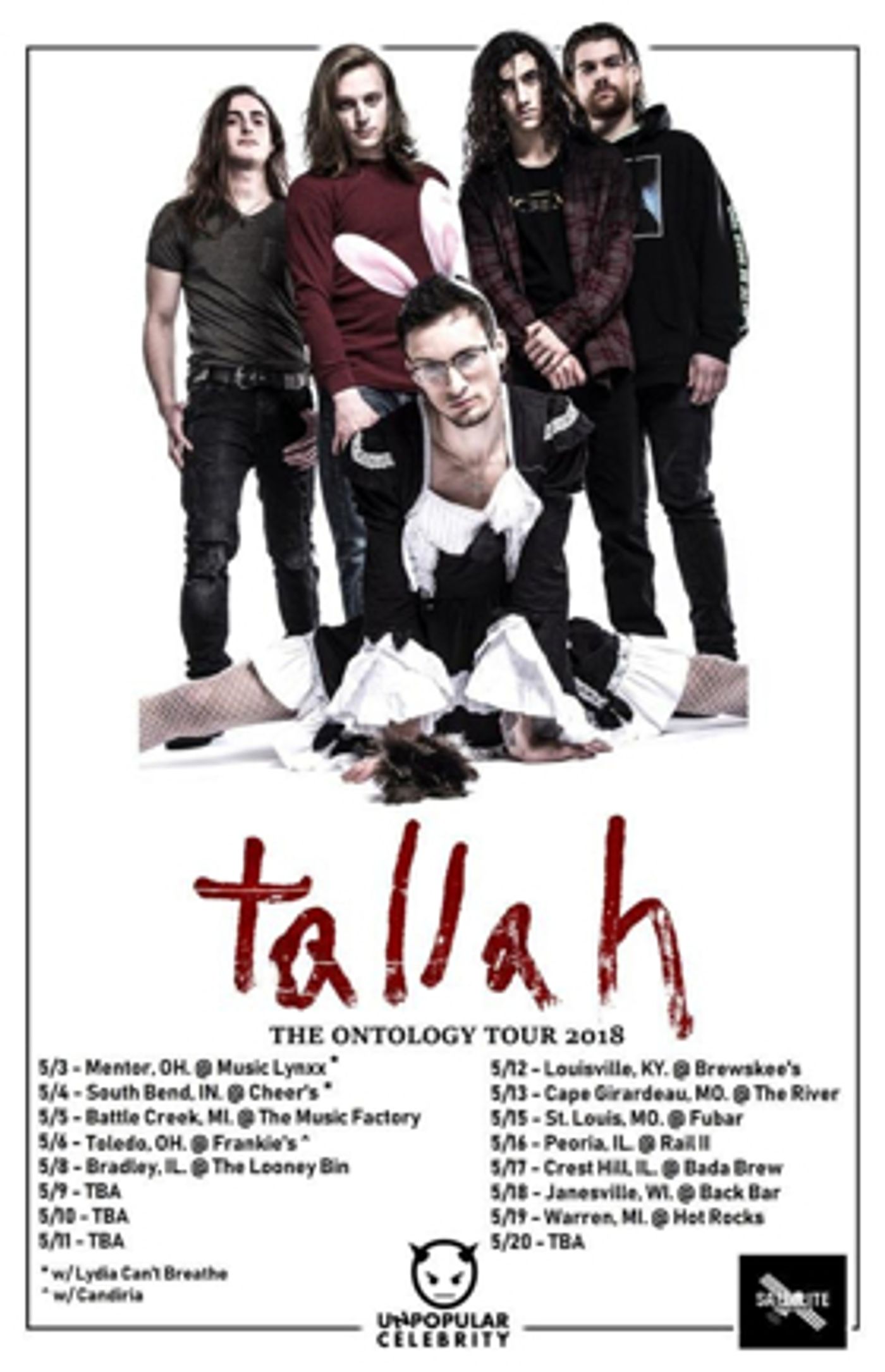 Tallah Featuring Max Portnoy and YouTube Sensation Justin Bonitz Announced The Ontology Tour  Image