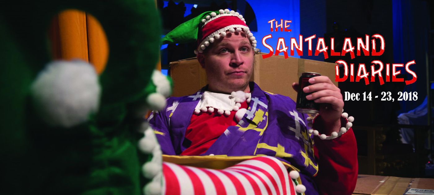 Review: Ready to Throttle Your Elf on the Shelf? Well,
Theatre in the Park's SANTALAND DIARIES May Be Just the Ticket  Image