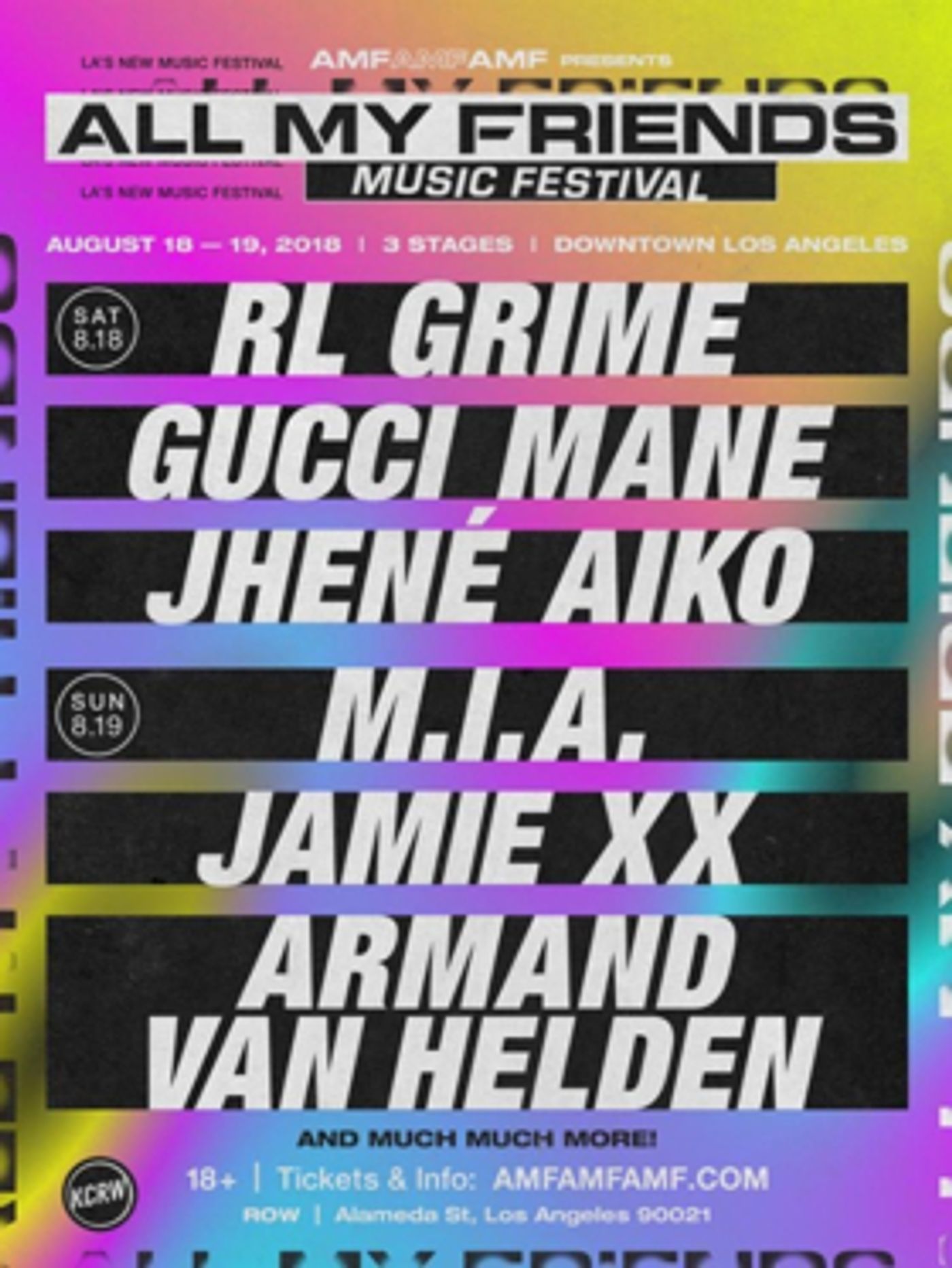 All My Friends Music Festival Announces Lineup Including Gucci Mane, RL Grime, M.I.A., & More  Image