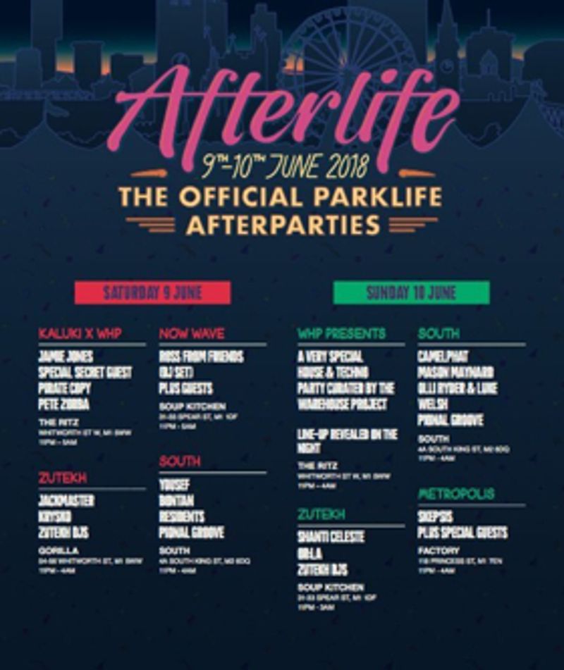 Parklife Festival 2018 Announce Afterlife Line-Ups Image