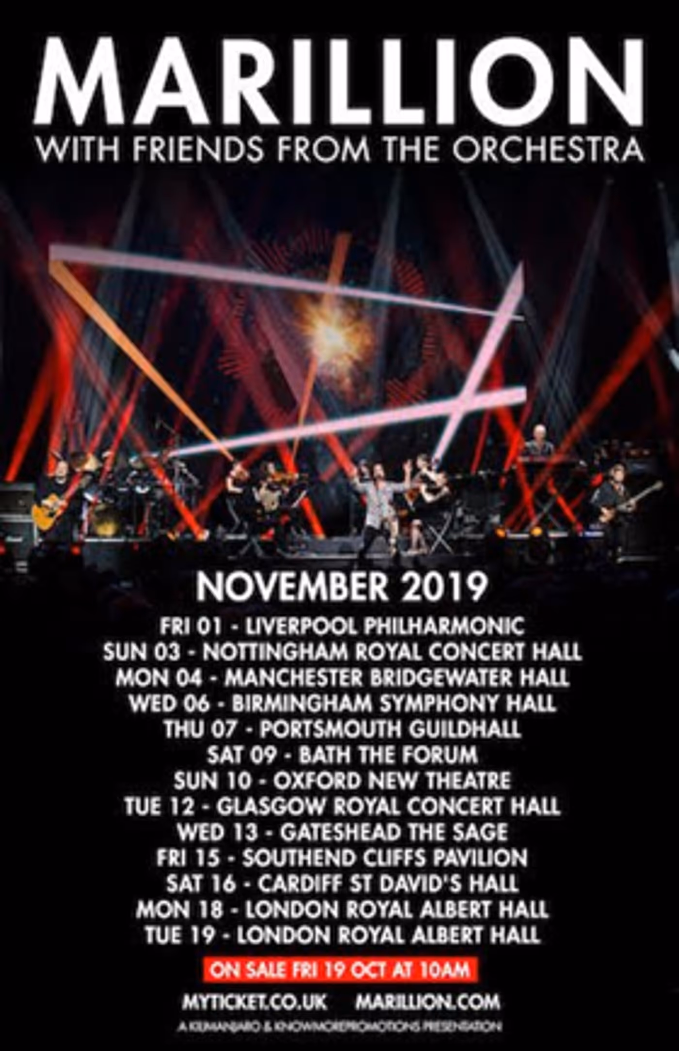 Marillion Announce 13-Date UK Tour for 2019 Marillion Announce 13-Date UK Tour for 2019 Image