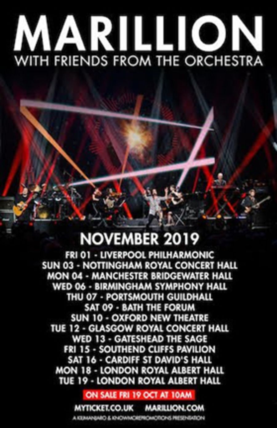 Marillion Announce 13-Date UK Tour for 2019 Image
