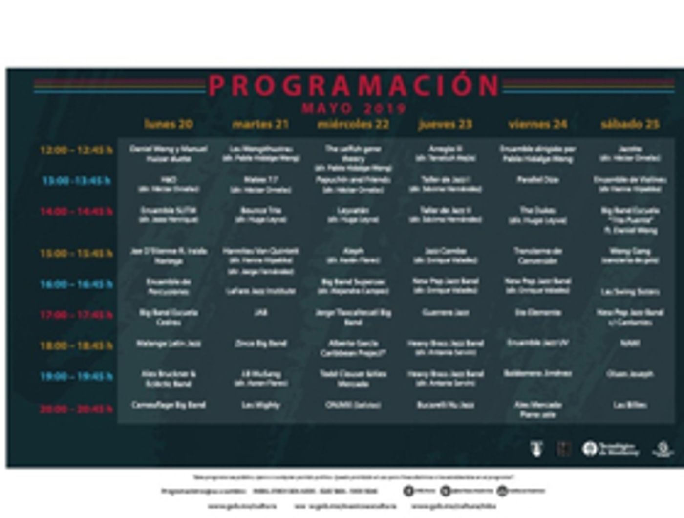 El 46 Festival de Jazz de la Escuela Superior de Música, homenaje al flautista Pablo Hidalgo Wong El 46 Festival de Jazz de la Escuela Superior de Música, homenaje al flautista Pablo Hidalgo Wong Image