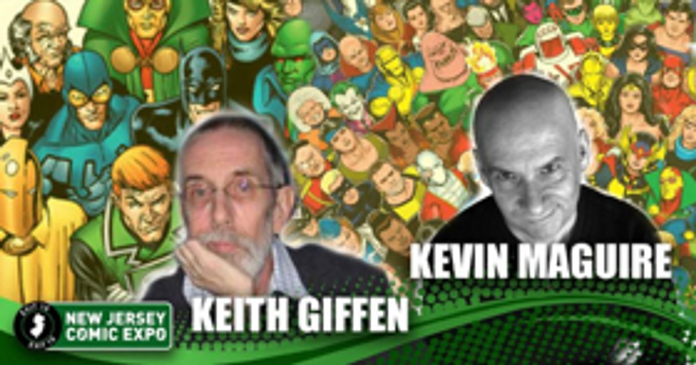JUSTICE LEAGUE Co-Creators, Keith Giffen & Kevin Maguire to Attend New Jersey Comic Expo  Image
