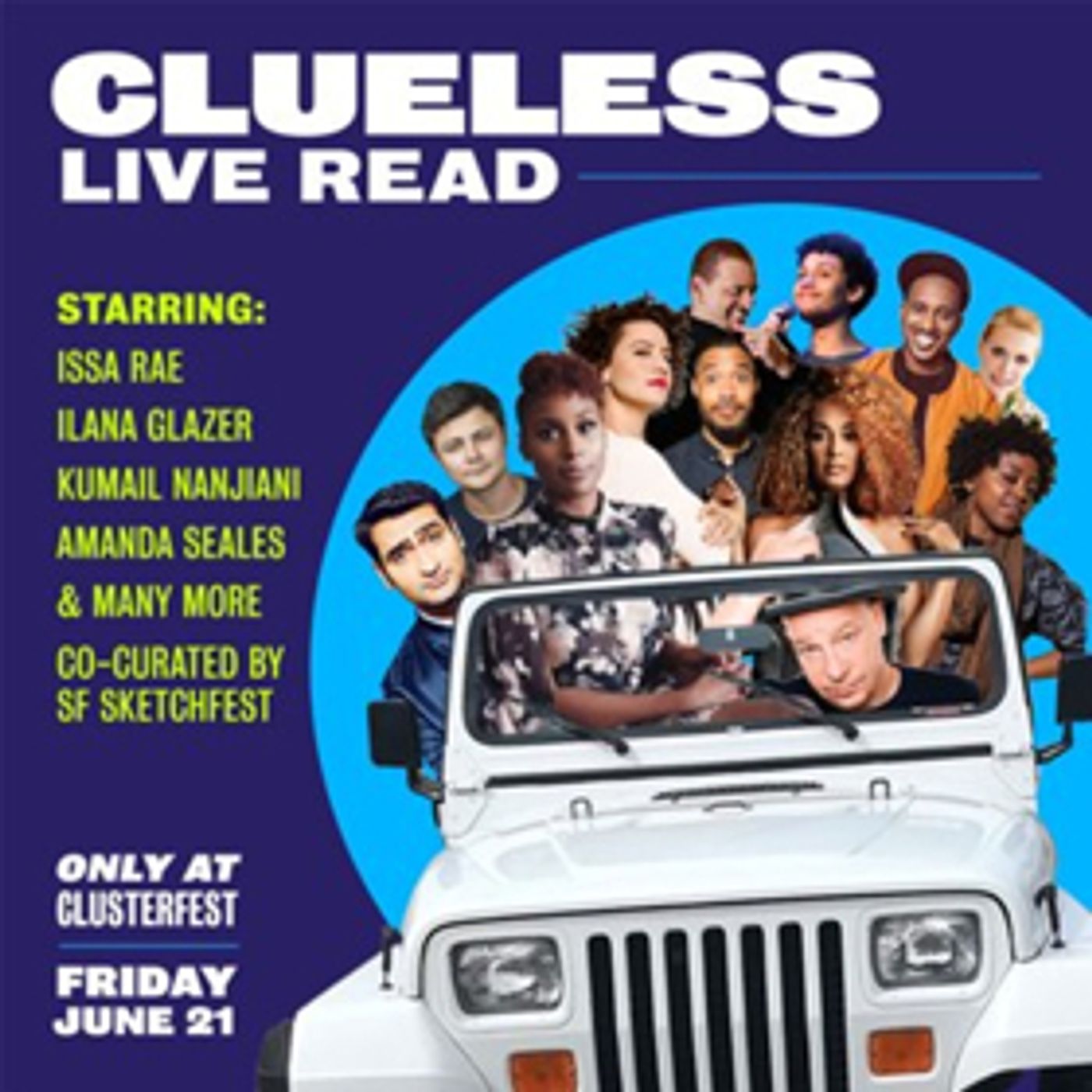 Kumail Nanjiani, Issa Rae Join CLUELESS Live-Read at CLUSTERFEST Kumail Nanjiani, Issa Rae Join CLUELESS Live-Read at CLUSTERFEST Image