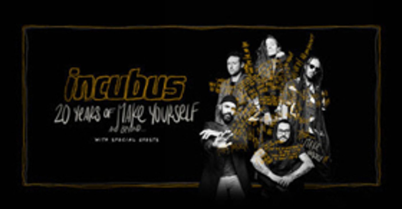 Incubus Announces 20th Anniversary Tour Incubus Announces 20th Anniversary Tour Image