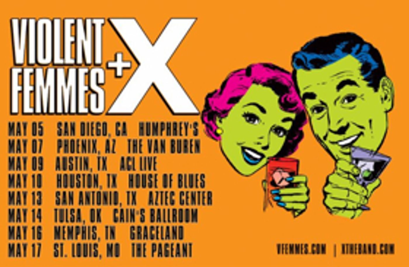Violent Femmes Announce Co-Headline Tour with X  Image