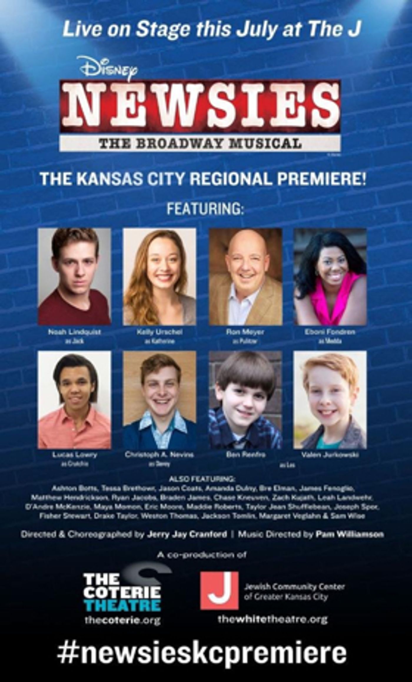 The Coterie and The White Theatre at The J Together Present the Regional Premiere of Disney's NEWSIES The Coterie and The White Theatre at The J Together Present the Regional Premiere of Disney's NEWSIES Image