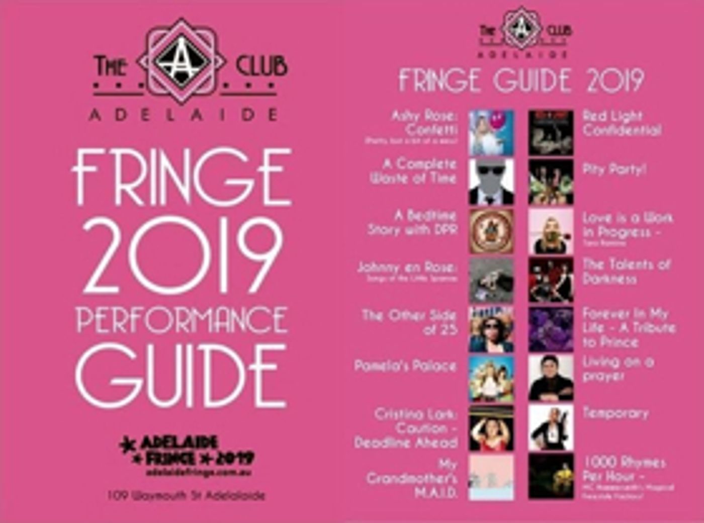 The A Club Announces Lineup  Image