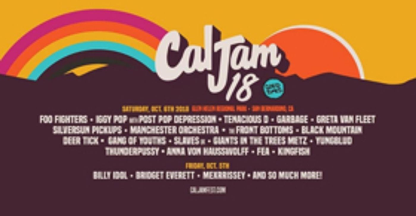 Cal Jam 18 Announces Line-Up + Foo Fighters Return As Headliners And Curators Of Cal Jam 18  Image
