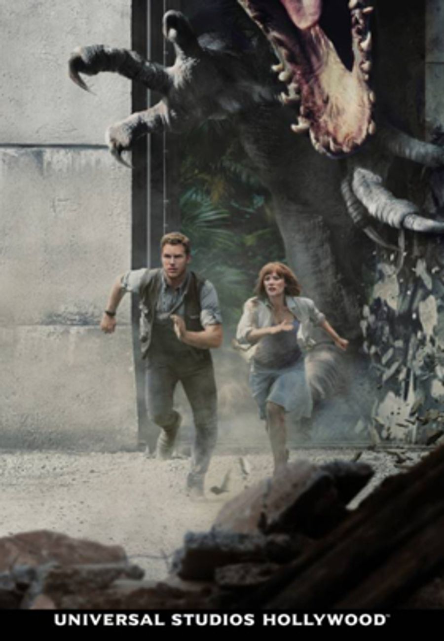 Chris Pratt, Bryce Dallas Howard and BD Wong to Reprise Roles for JURASSIC WORLD - THE RIDE Image