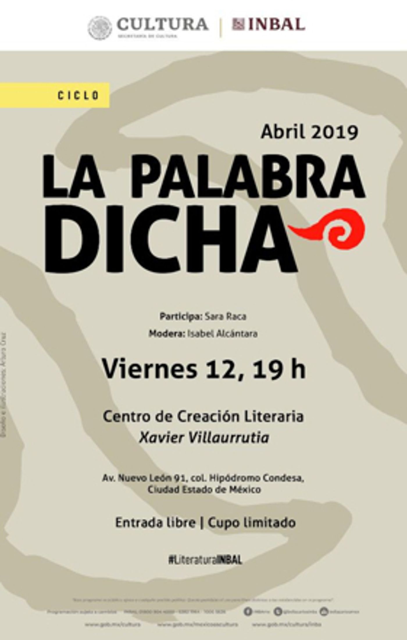 Tejidos del aire, combinación de escritura y performance, poemario que presentará Sara Raca en el Centro de Creación Literaria Xavier Villaurrutia Tejidos del aire, combinación de escritura y performance, poemario que presentará Sara Raca en el Centro de Creación Literaria Xavier Villaurrutia Image