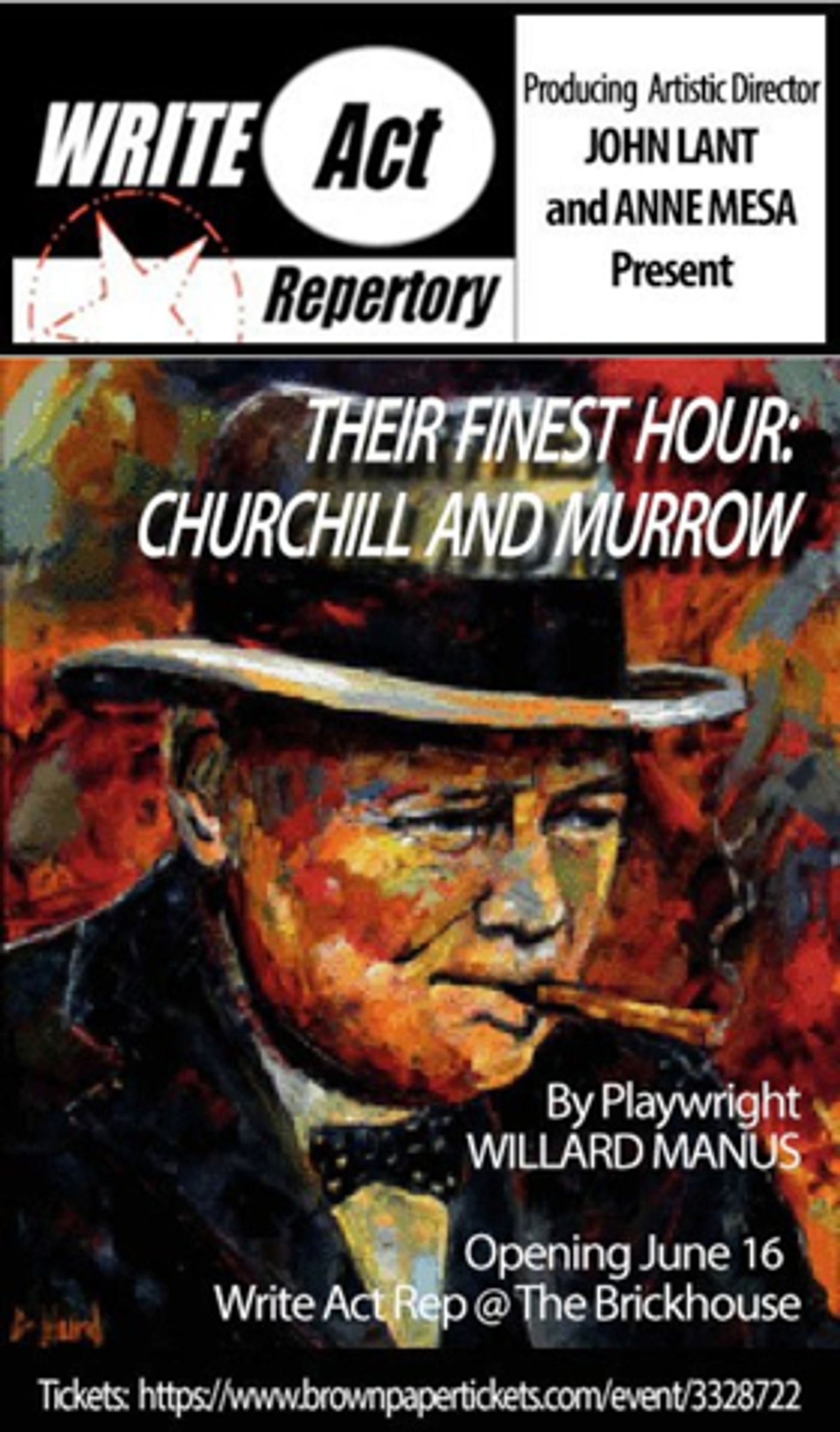 World Premiere of THEIR FINEST HOUR: CHURCHILL AND MURROW Opens June 16  Image