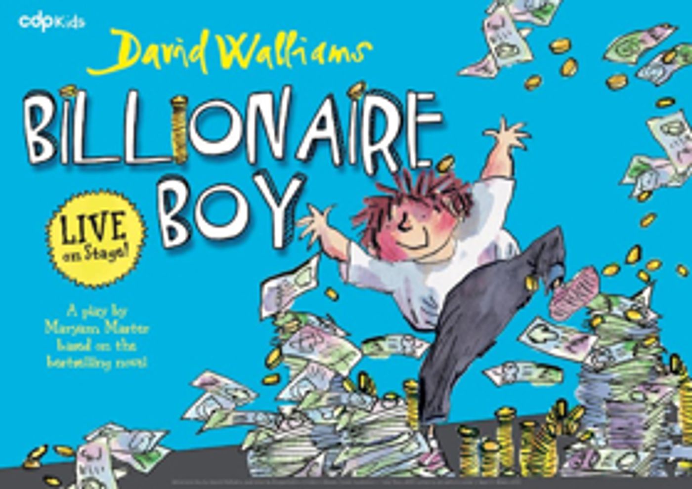 David Walliams' Best-Selling Novel, BILLIONAIRE BOY, Hits the Stage this March  Image