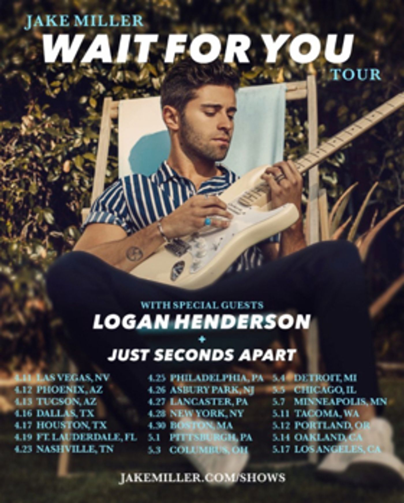 Jake Miller Announces 'Wait For You' Tour Jake Miller Announces 'Wait For You' Tour Image