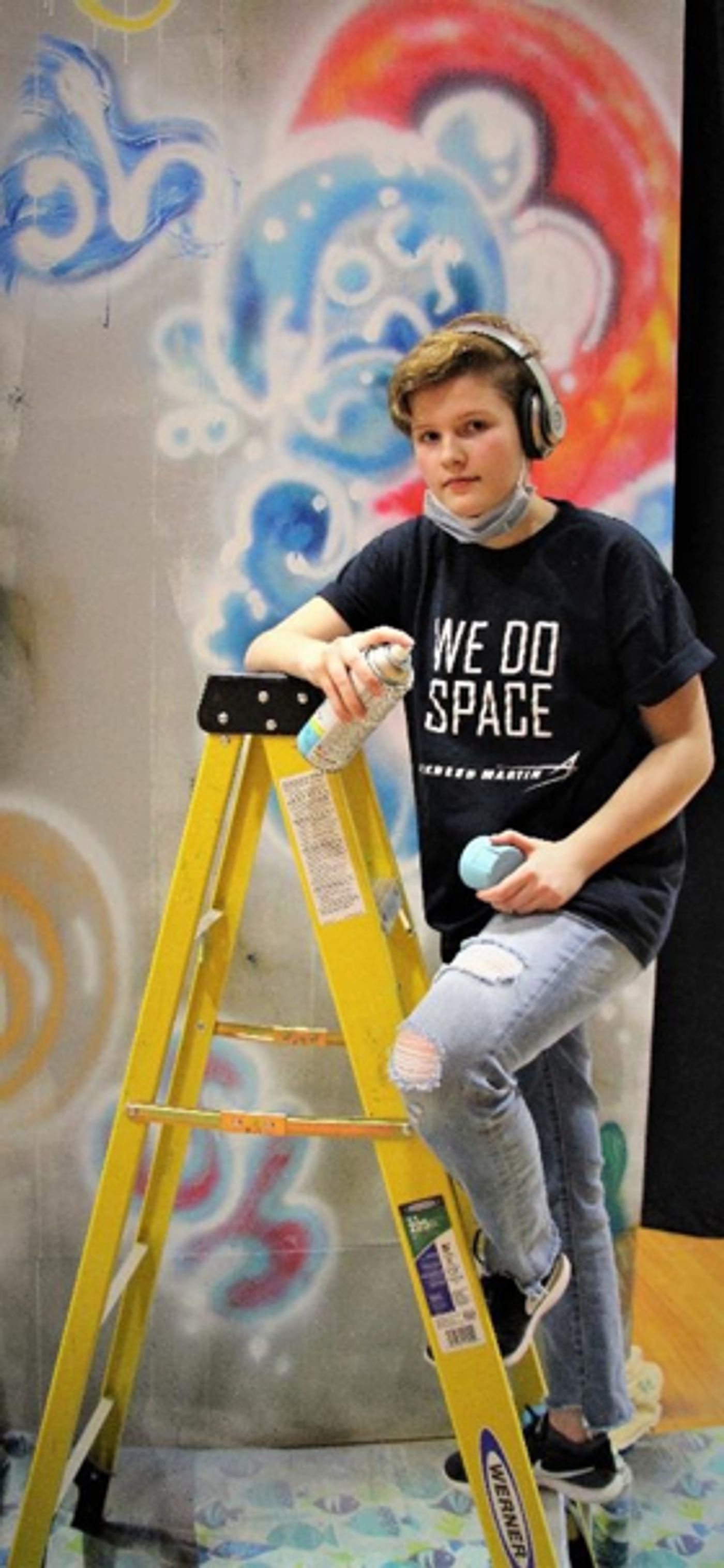 Stratford Artist, Sarah Harrison, to Create a Graffiti-Laced Set Piece for WHITE GUY ON THE BUS  Image