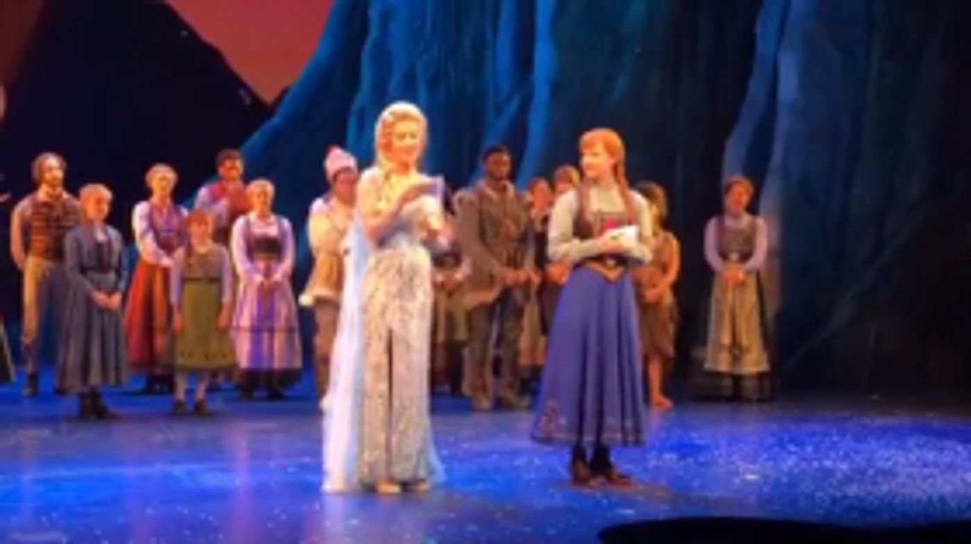 Video: FROZEN On Broadway Pays Tribute To The Late Carol Channing Video: FROZEN On Broadway Pays Tribute To The Late Carol Channing Image