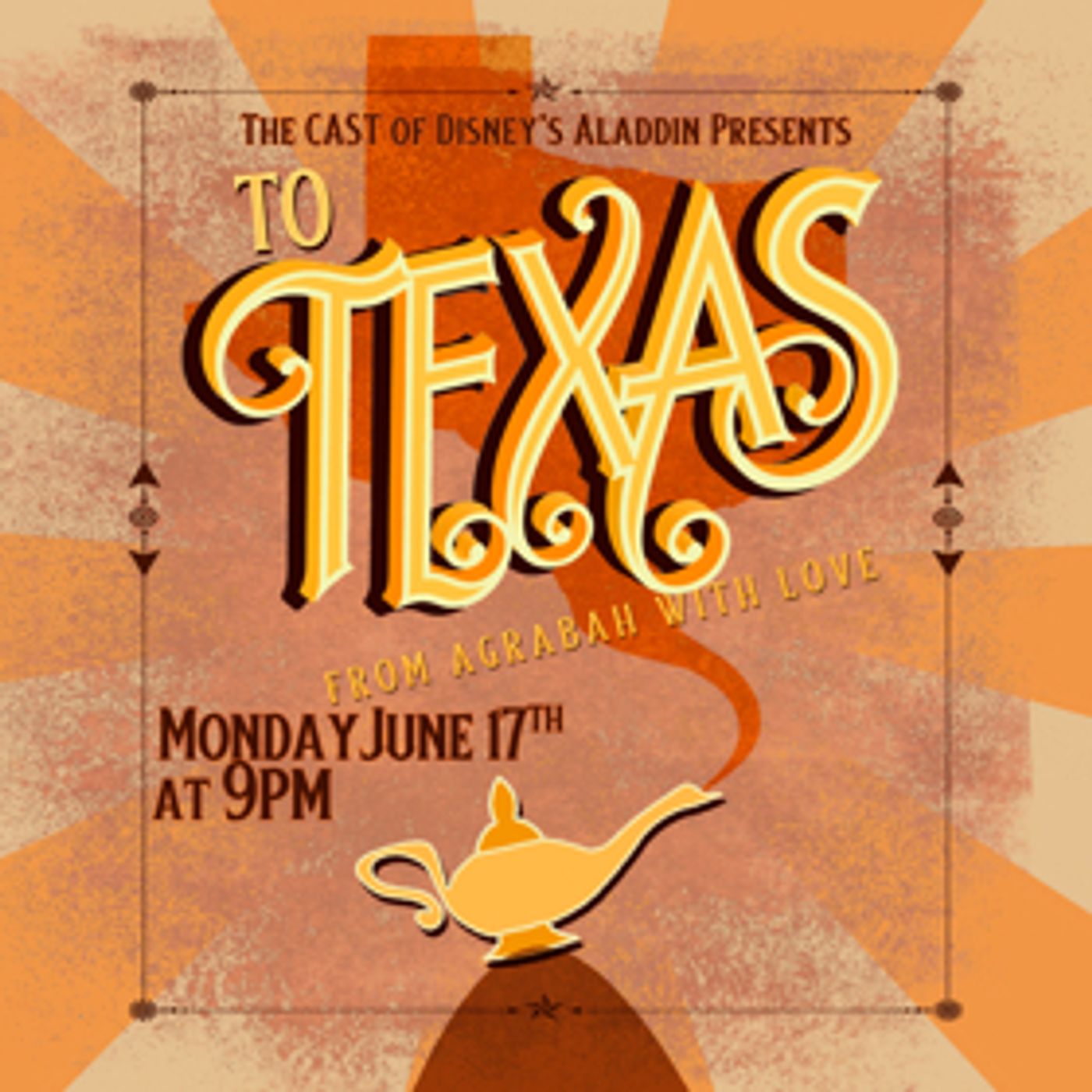 Cast Members From ALADDIN National Tour Present TO TEXAS, FROM AGRABAH, WITH LOVE: A BENEFIT CONCERT  Image