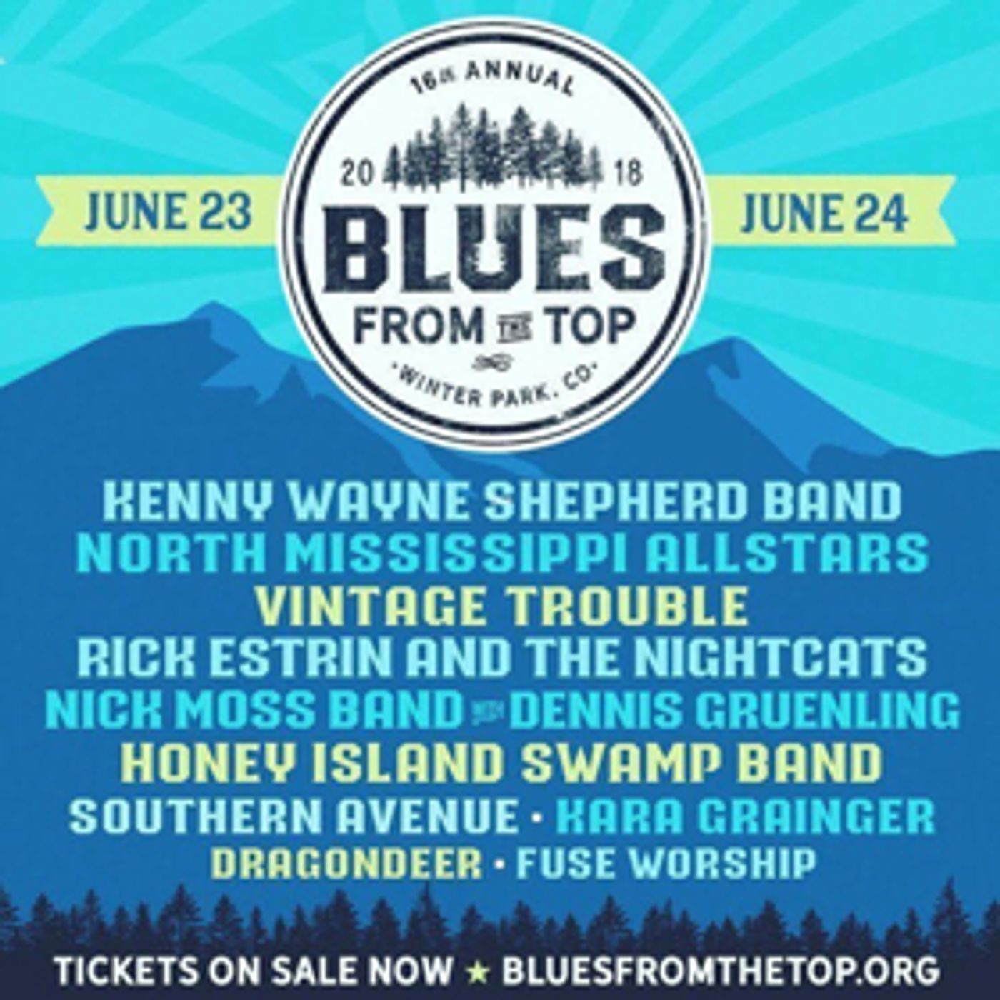 16th Annual Blues From The Top Festival Announces 2018 Star-Studded Lineup 16th Annual Blues From The Top Festival Announces 2018 Star-Studded Lineup Image