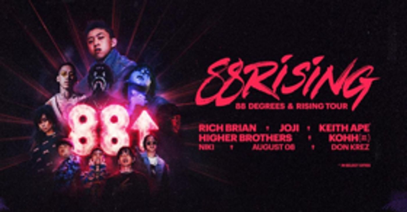 88rising Announces First Ever North American Tour With Rich Brian, Joji, Keith Ape, Higher Brothers, & More 88rising Announces First Ever North American Tour With Rich Brian, Joji, Keith Ape, Higher Brothers, & More Image