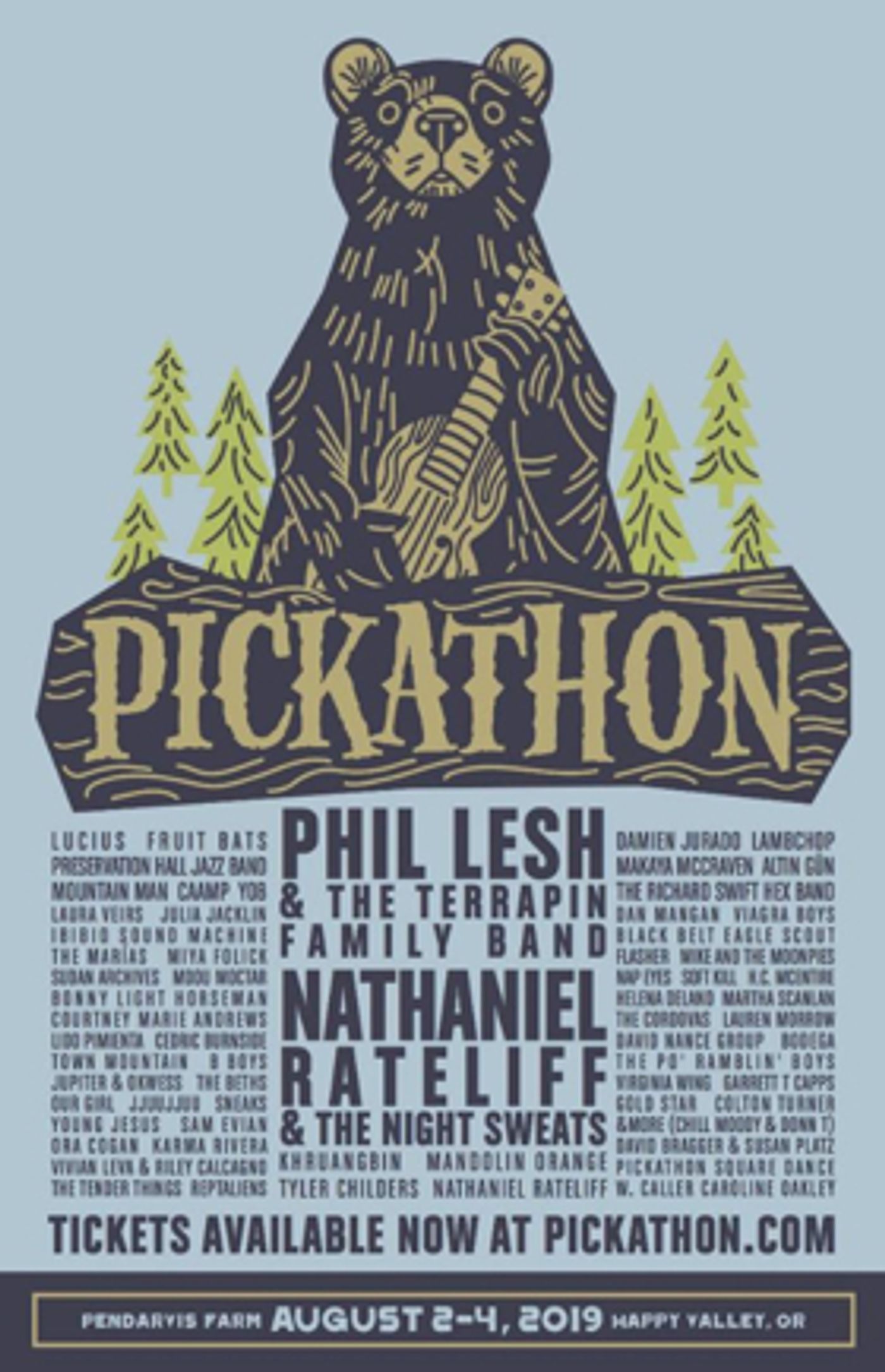 Pickathon Adds Phil Lesh, Makaya McCraven, Ibibio Sound Machine, Dan Mangan, More to Lineup  Image