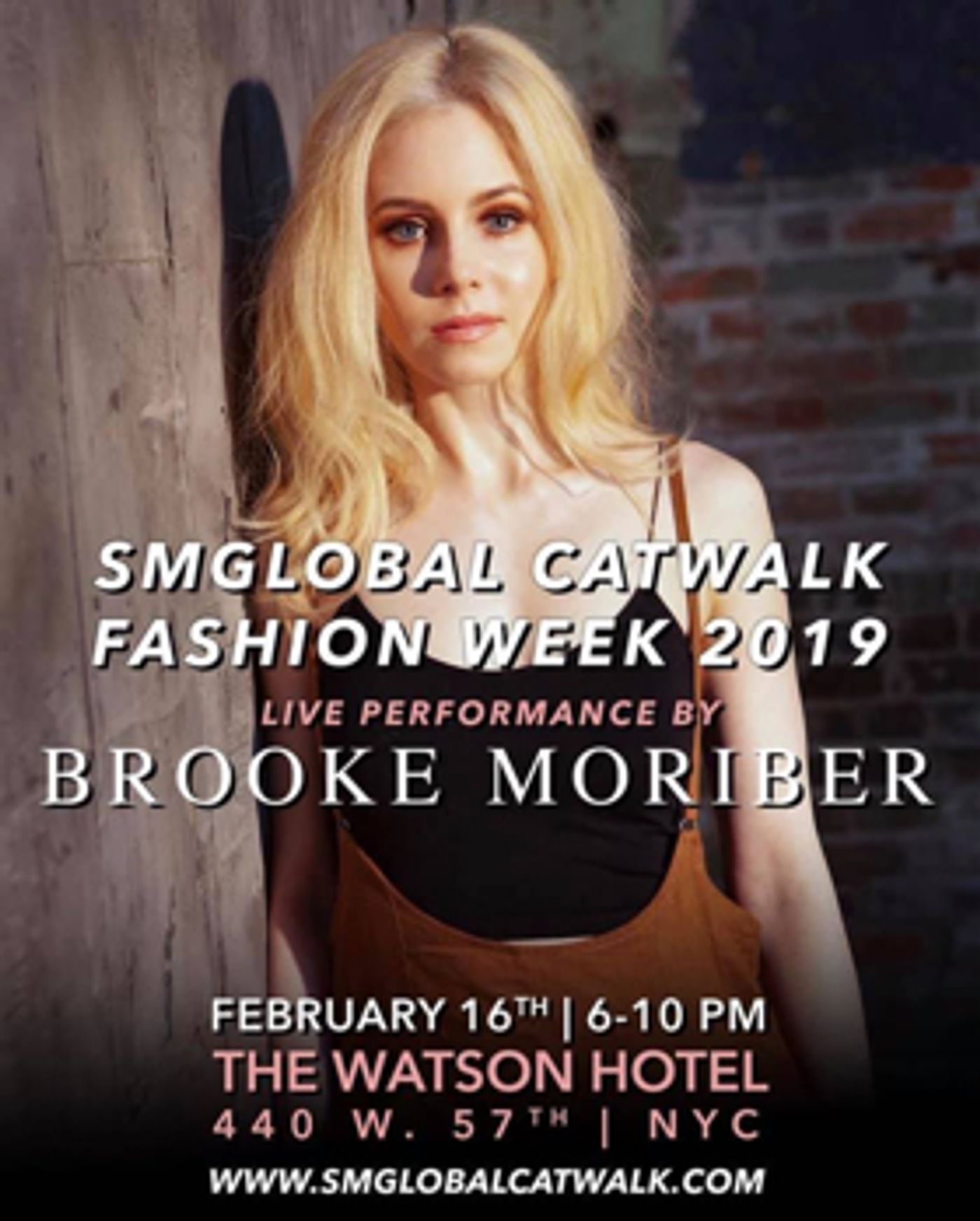 Brooke Moriber To Perform Live at Two 2019 NY Fashion Week Events Ahead of Latest Album Release Brooke Moriber To Perform Live at Two 2019 NY Fashion Week Events Ahead of Latest Album Release Image