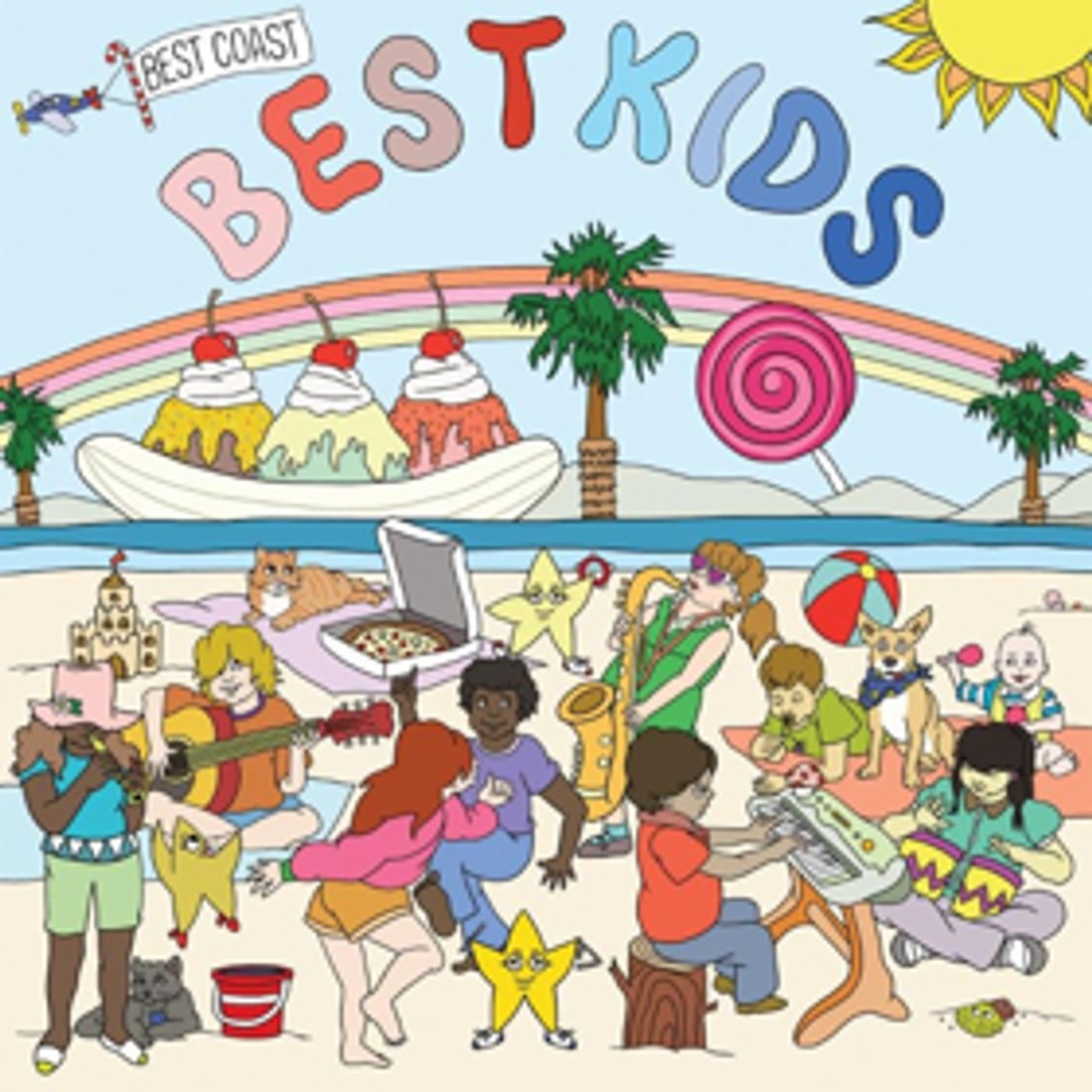 Best Coast Release Children's Record 'Best Kids' Vinyl  Image