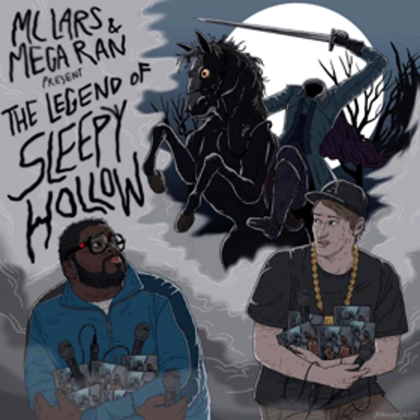 Listen to MC Lars & Mega Ran's Latest Literary Bop SLEEPY HOLLOW  Image