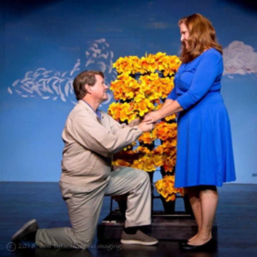 Village Players Fight the Dragons in BIG FISH Image