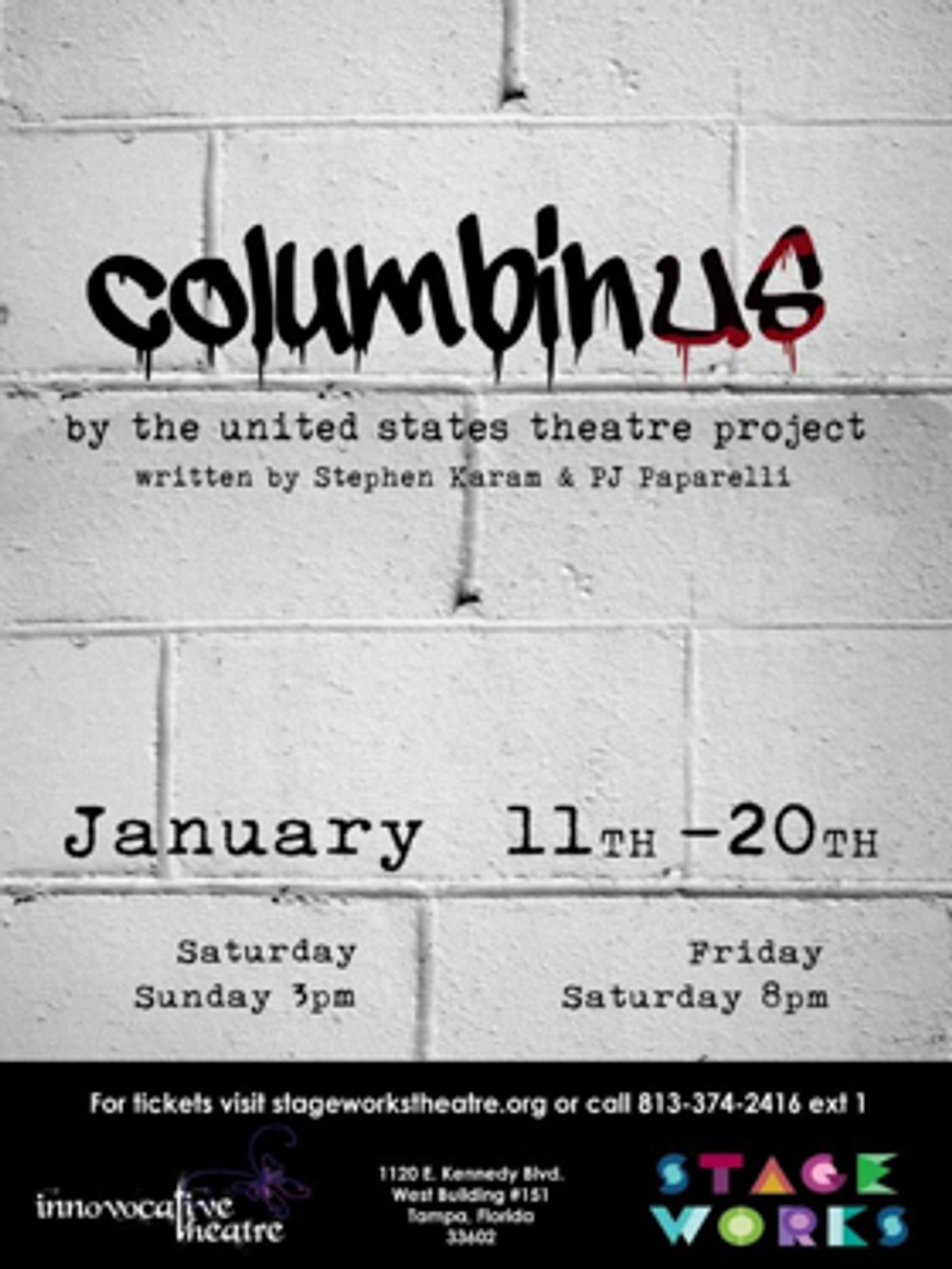 Innovocative Theatre's Production COLUMBINUS Comes to Stageworks Theatre  Image