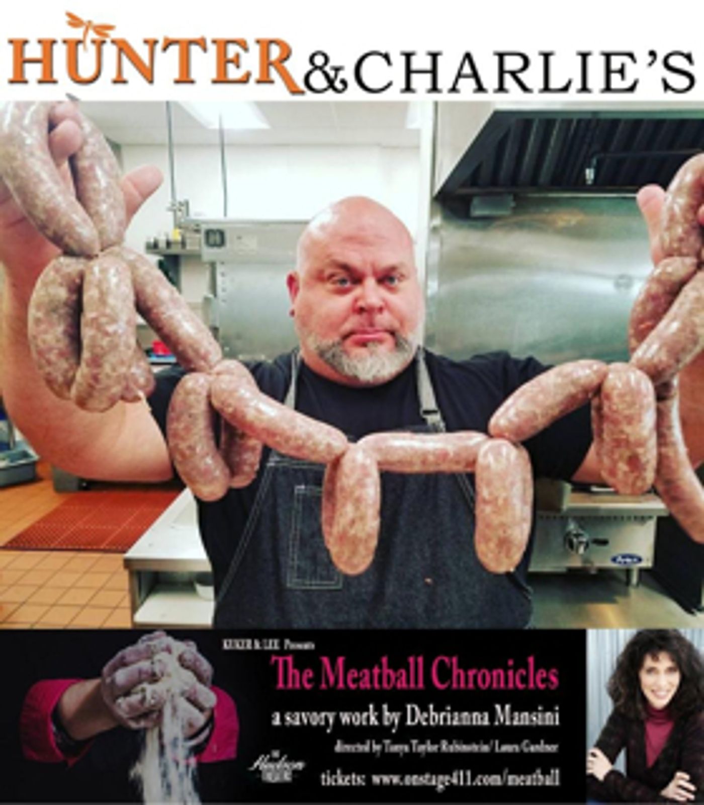 Chef Hunter of Hunter & Charlie's - Teams Up With Actress Debrianna Mansini at THE MEATBALL CHRONICLES  Image