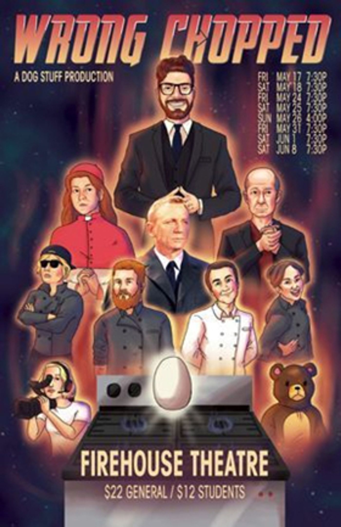 Dog Stuff Presents the World Premiere of Dada Deconstruction WRONG CHOPPED At Firehouse  Image