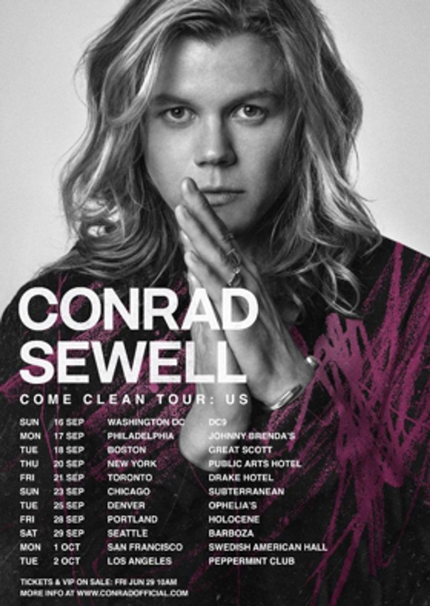 Australia's Conrad Sewell Announces US Tour Australia's Conrad Sewell Announces US Tour Image