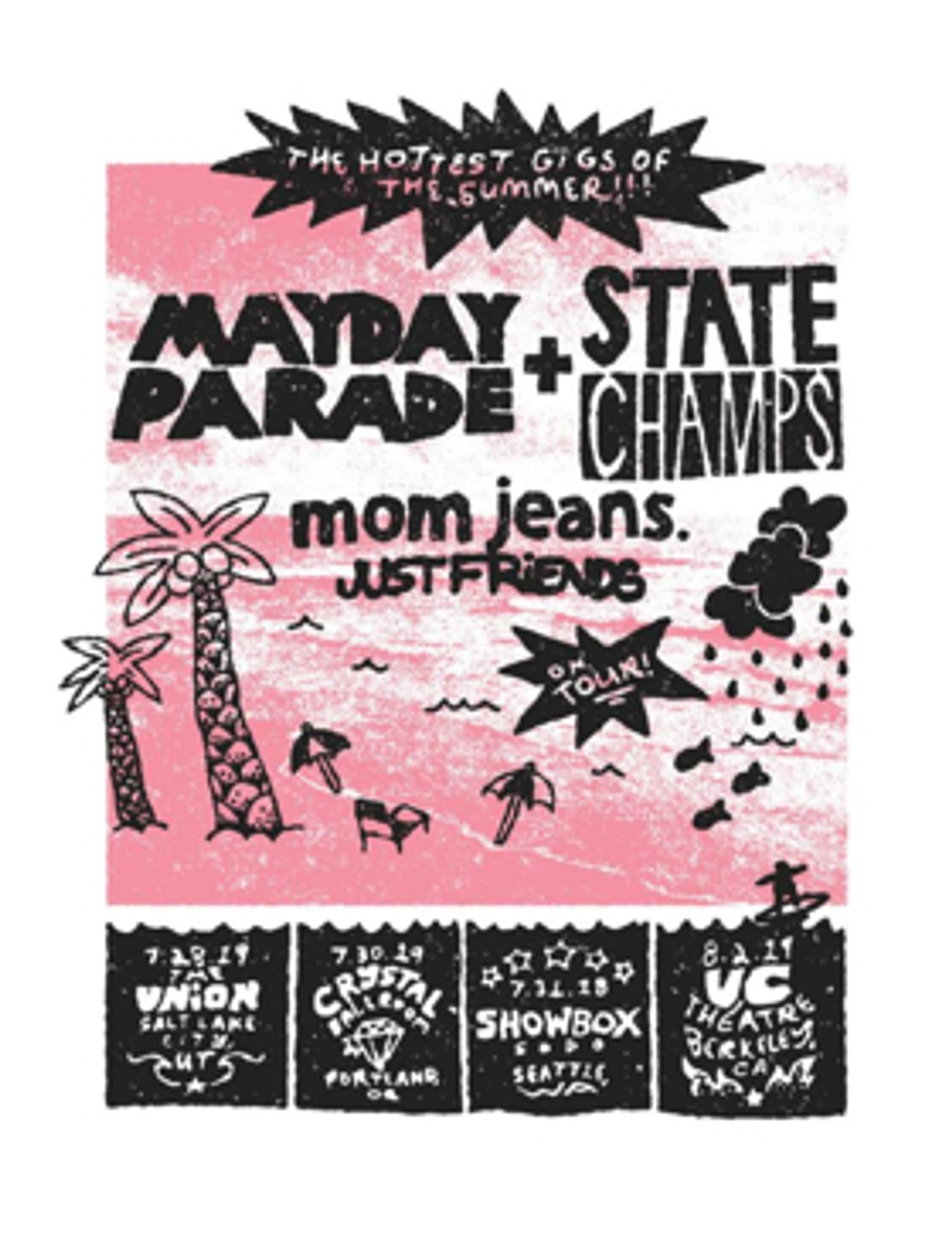 Mayday Parade Adds Four Co-Headlining Dates with State Champs  Image