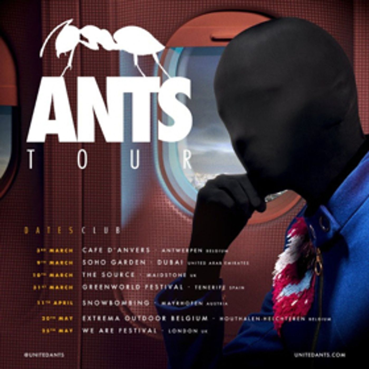 ANTS Reveal Global Tour Dates in UK, Belgium and Duba  Image