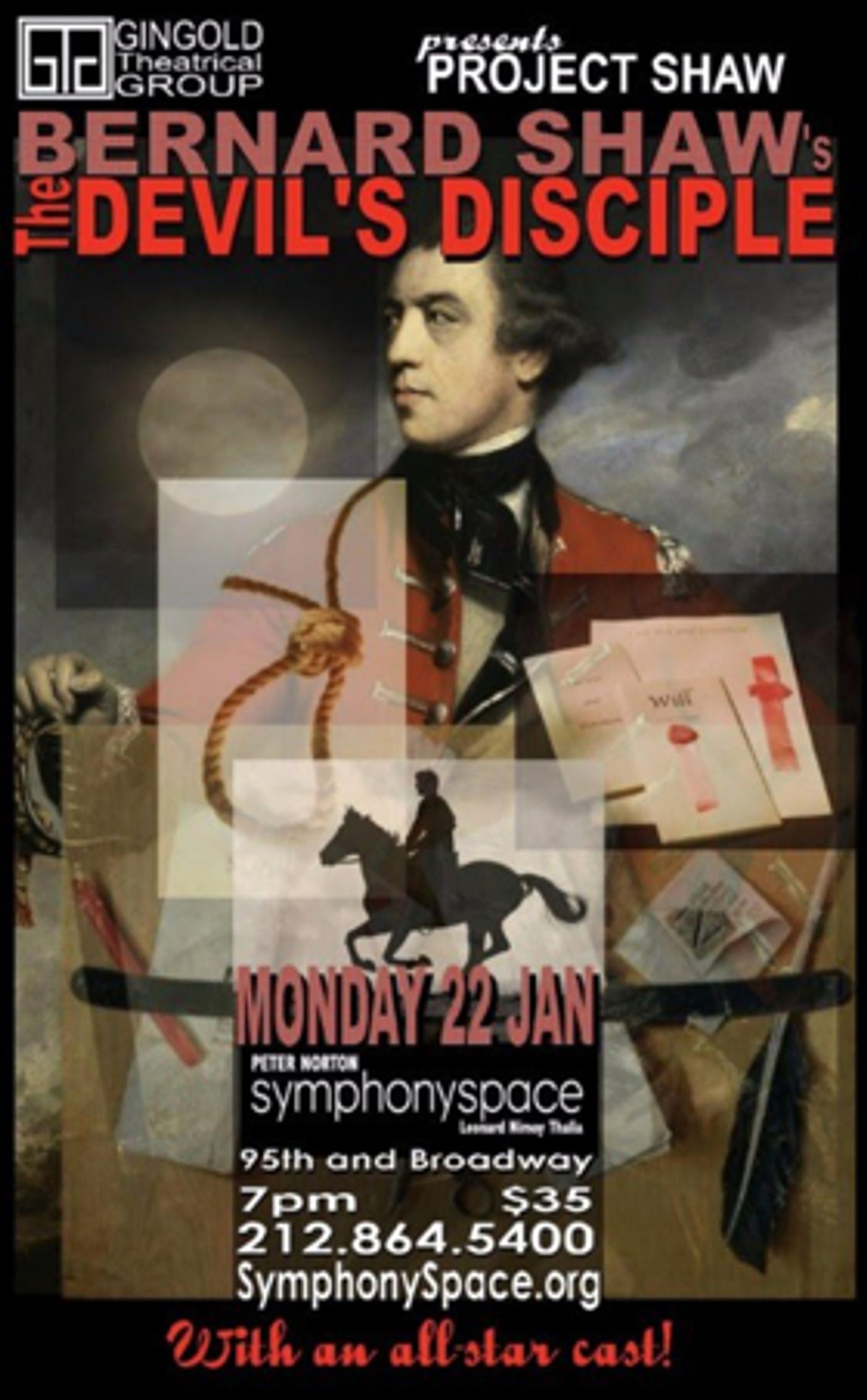 Nikki M. James, Simon Jones and More to Star in THE DEVIL'S DISCIPLE  Image