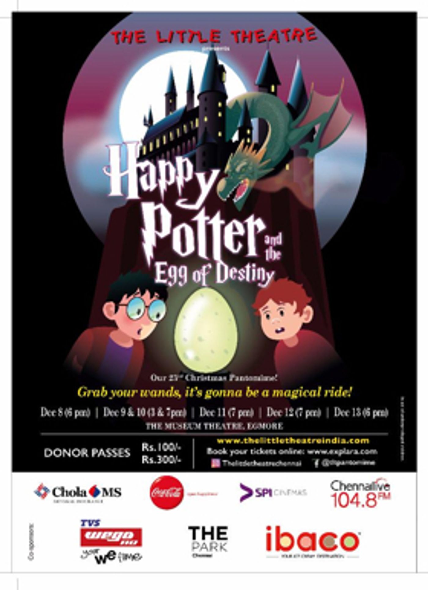 Little Theatre Presents Christmas Panto HAPPY POTTER AND THE EGG OF DESTINY  Image