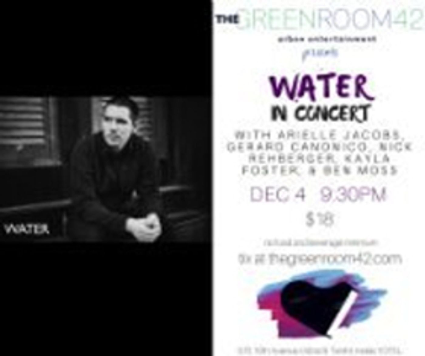 Patrick Dillon Curry's New Musical WATER to Play in Concert at The Green Room 42 Patrick Dillon Curry's New Musical WATER to Play in Concert at The Green Room 42 Image