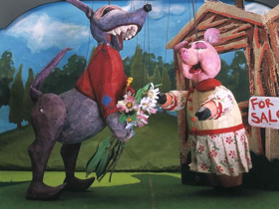 The Ballard Institute and Museum of Puppetry Presents THE THREE LITTLE PIGS Image