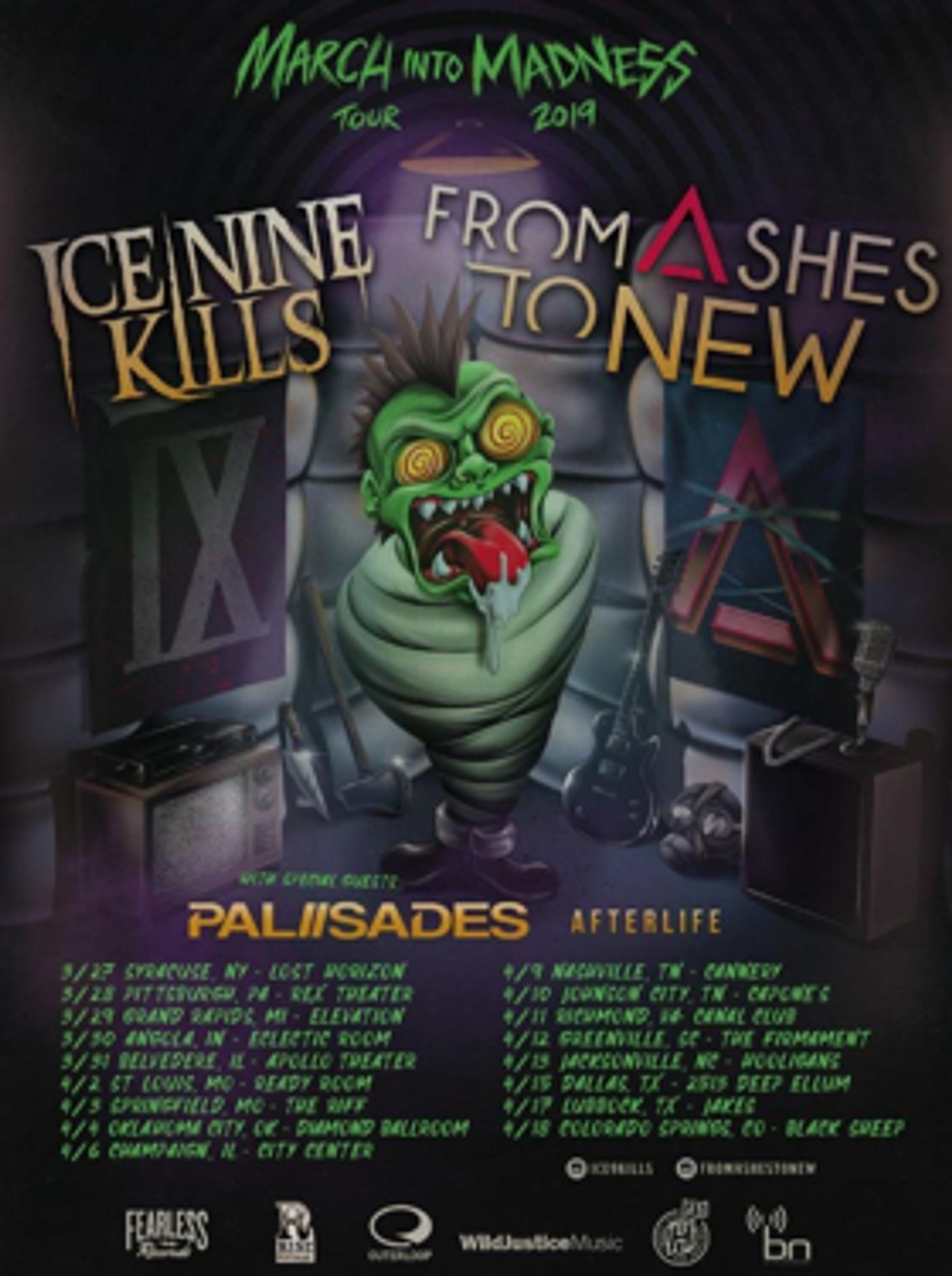 Ice Nine Kills Announce Co-Headline Tour With From Ashes To New Ice Nine Kills Announce Co-Headline Tour With From Ashes To New Image